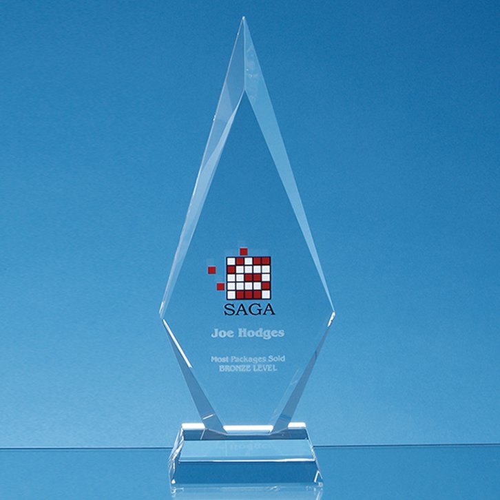 36.5cm Optical Crystal Kovel Peak Award