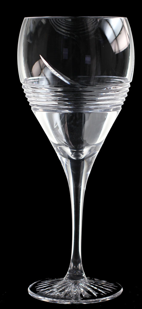 Handmade full lead crystal wine glasses/goblet in our Rio design
