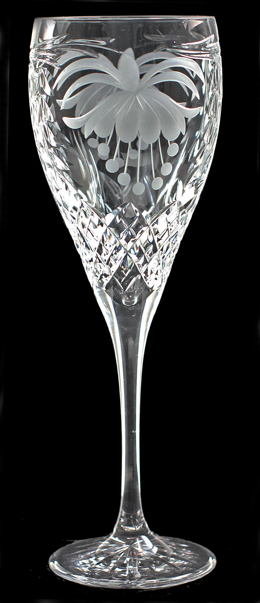 Executive Crystal Fuchsia Large wine glass