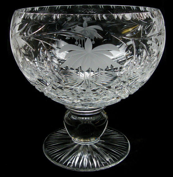 R/C Footed Bowl Fuchsia
