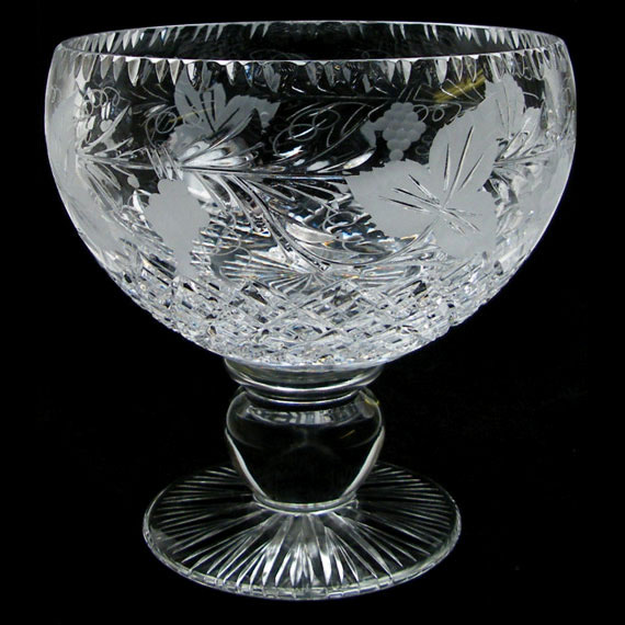 R/C Footed Bowl Grapevine