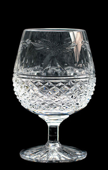 Handmade full lead crystal brandy glass in our Beaconsfield design
