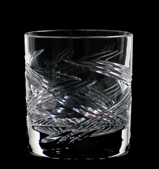 Handmade full lead crystal tumbler in our Brierley Hill Crystal Celebration design