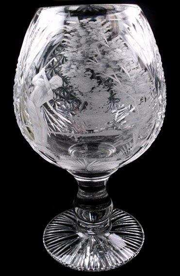 Larger Chalice Piper Copper Wheel Male Golfer