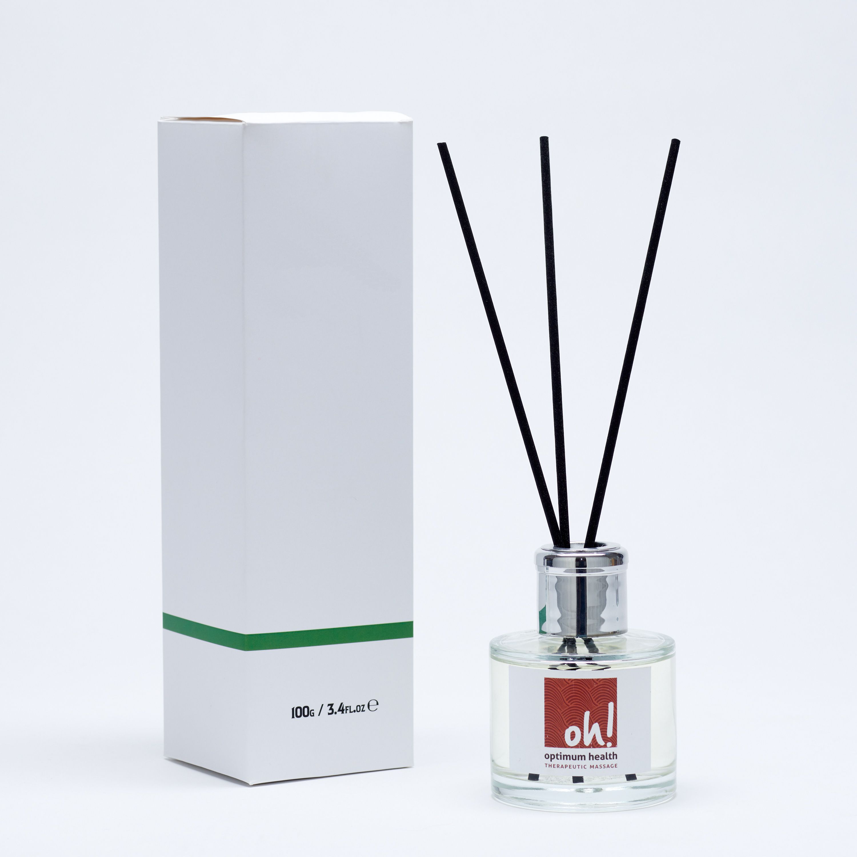 100ml Oud Wood Scented Reed Diffuser in a Printed Gift Box