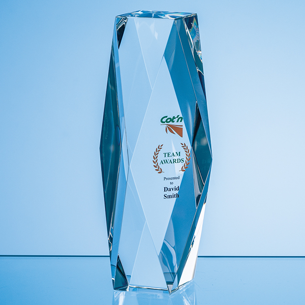 20.5cm Optical Crystal Genesis Column Award