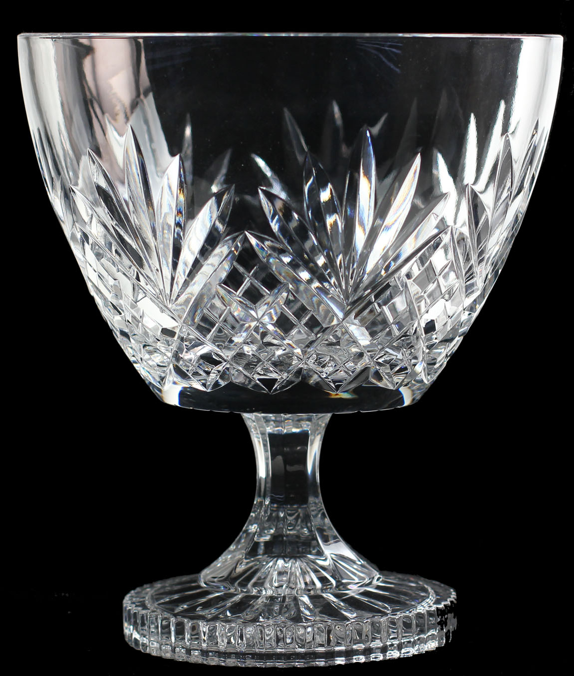 BRIERLEY HILL CRYSTAL WESTMINSTER  8 inch FOOTED BOWL