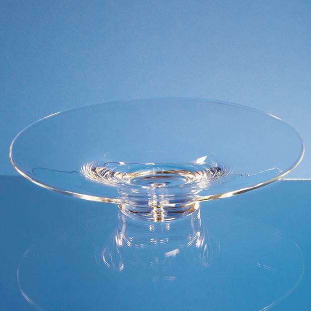 35cm Handmade Bubble Base Shallow Bowl