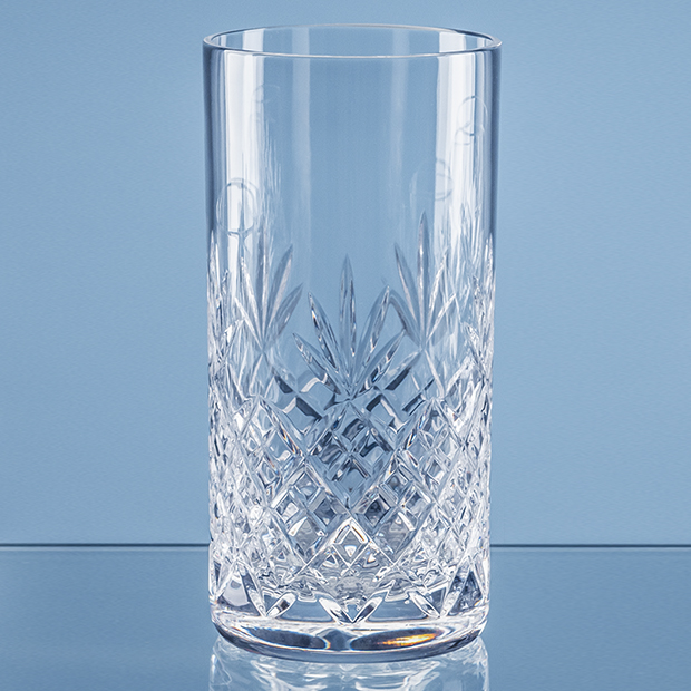 400ml Blenheim Lead Crystal Full Cut High Ball