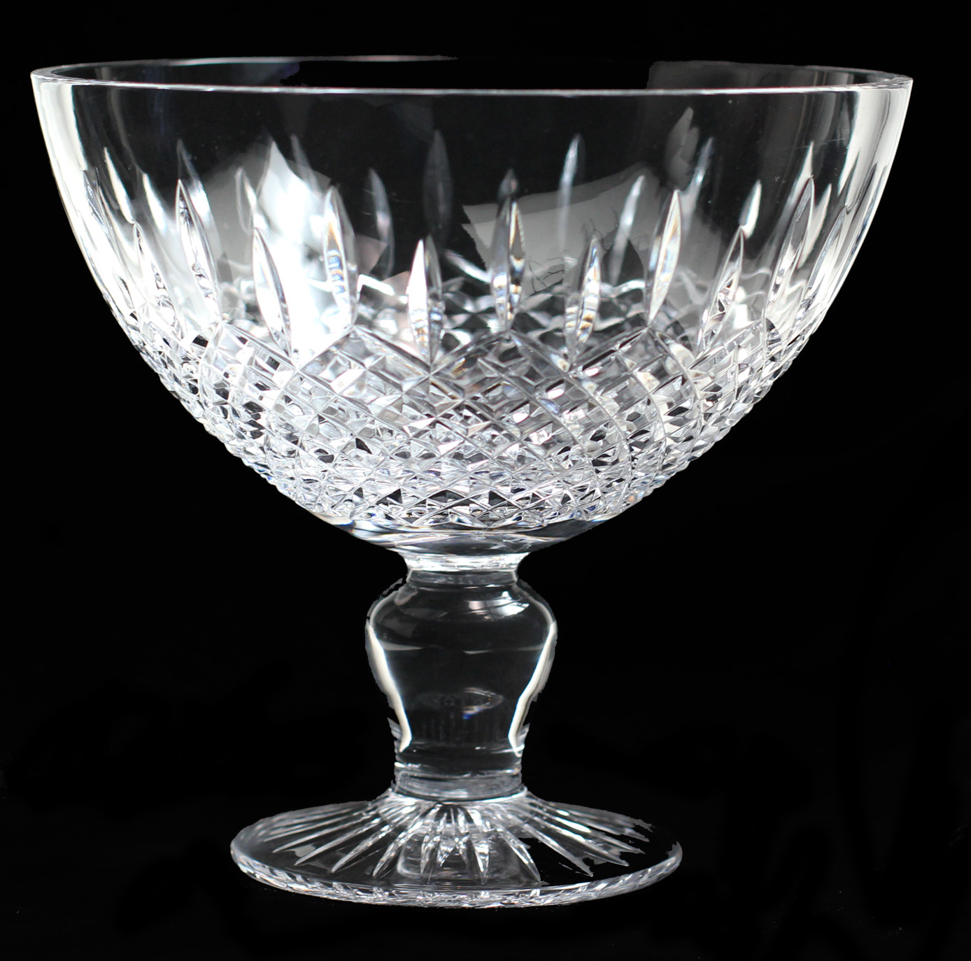 BRIERLEY HILL CRYSTAL MANHATTAN FOOTED BOWL