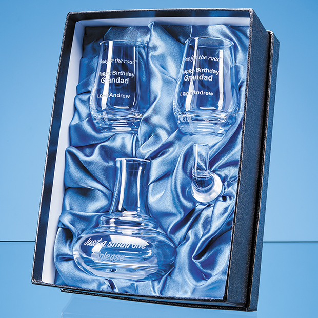 Mini Still Decanter Set Satin Lined Presentation Box Box Only