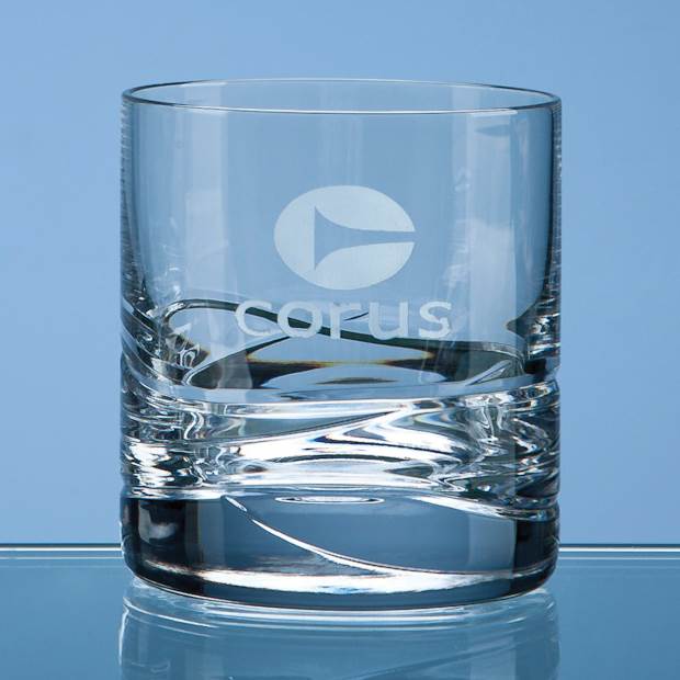 310ml Verona Crystalite Whisky Tumbler with Frost Cutting