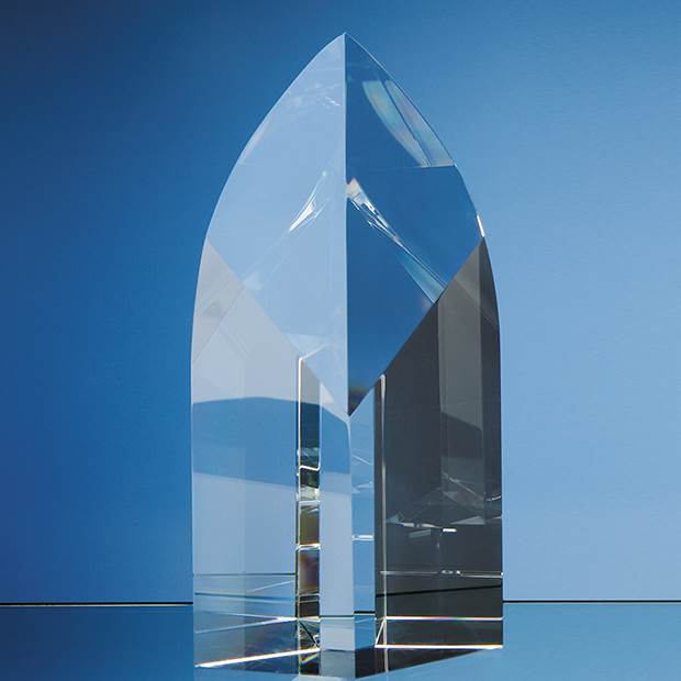 22.5cm Optical Crystal Arch Award