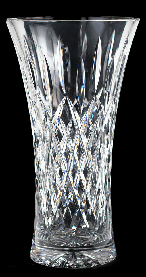 BRIERLEY HILL CRYSTAL10 inch WAISTED MANHATTAN VASE