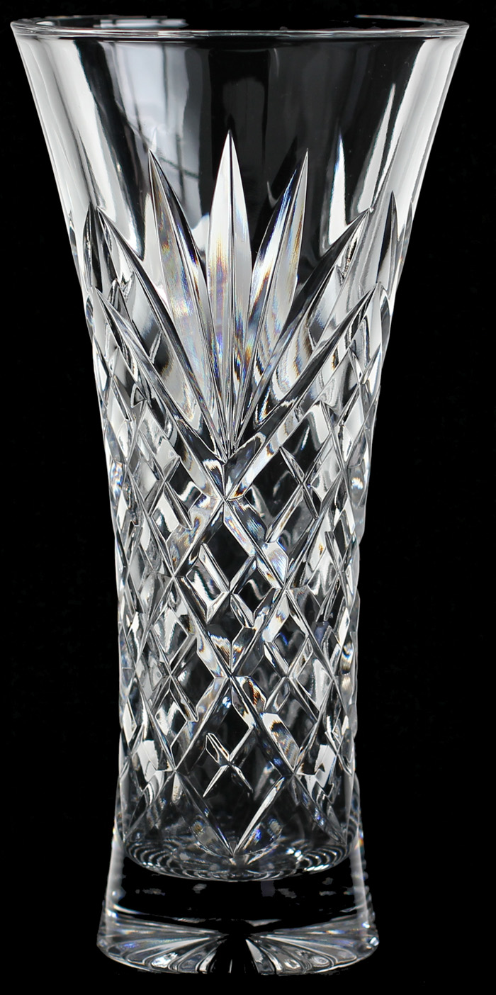 12 inch Bouquet Crystal Vase Westminster