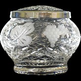 Grapevine Round Sided 6 Inch Rose Bowl